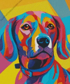 Pop Art Vizsla Diamond Painting