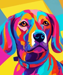 Pop Art Vizsla Diamond Painting