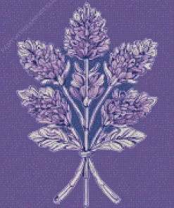 Purple Lavender Art Diamond Painting