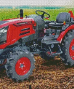 Red Tractor Diamond Painting