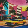 Retro Miami Diamond Painting