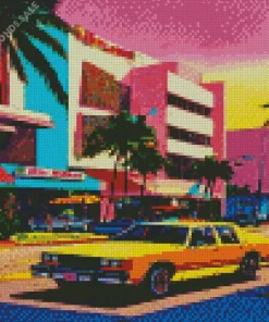 Retro Miami Diamond Painting