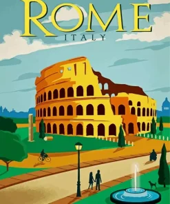 Rome Poster Diamond Painting