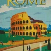 Rome Poster Diamond Painting