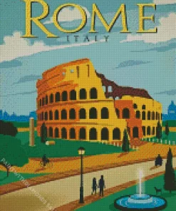 Rome Poster Diamond Painting