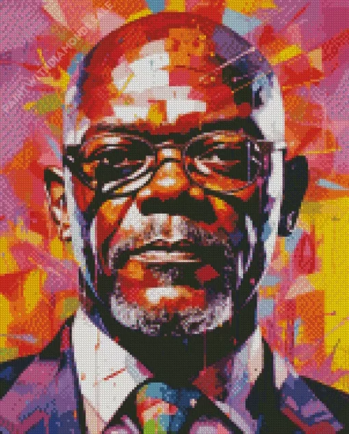 Samuel L Jackson Pop Art Diamond Painting