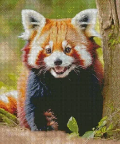 Small Red Panda Diamond Painting