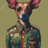 Soldier Miniature Pinscher Diamond Painting