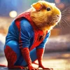 Spiderman Hamster Diamond Painting