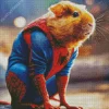 Spiderman Hamster Diamond Painting