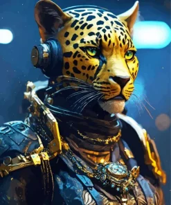 Steampunk Jaguars Diamond Painting