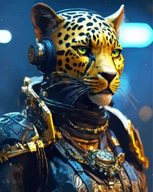 Steampunk Jaguars Diamond Painting