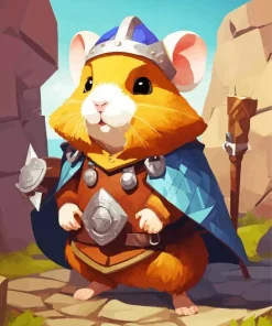 Steampunk Hamster Diamond Painting