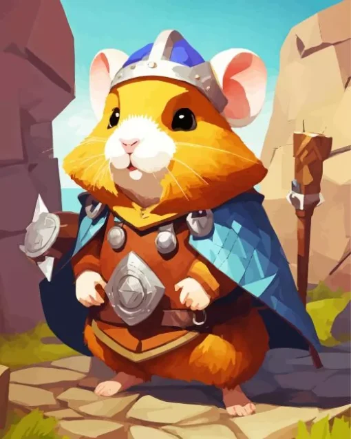 Steampunk Hamster Diamond Painting