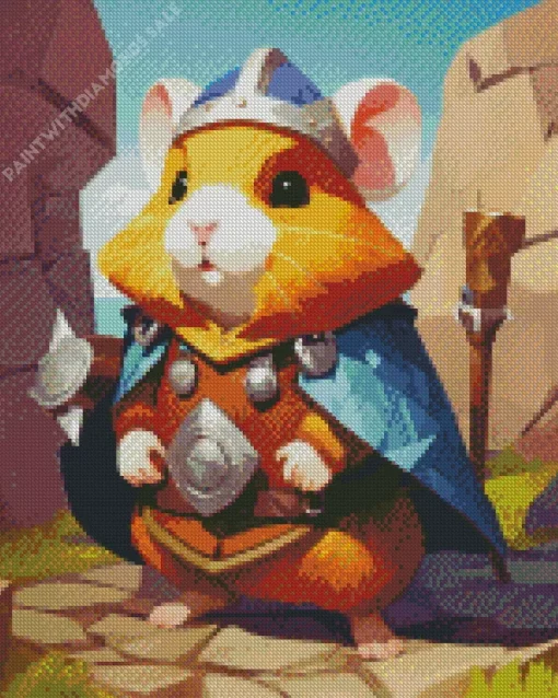 Steampunk Hamster Diamond Painting