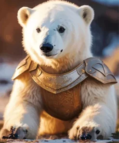 Steampunk Polar Bear Diamond Painting