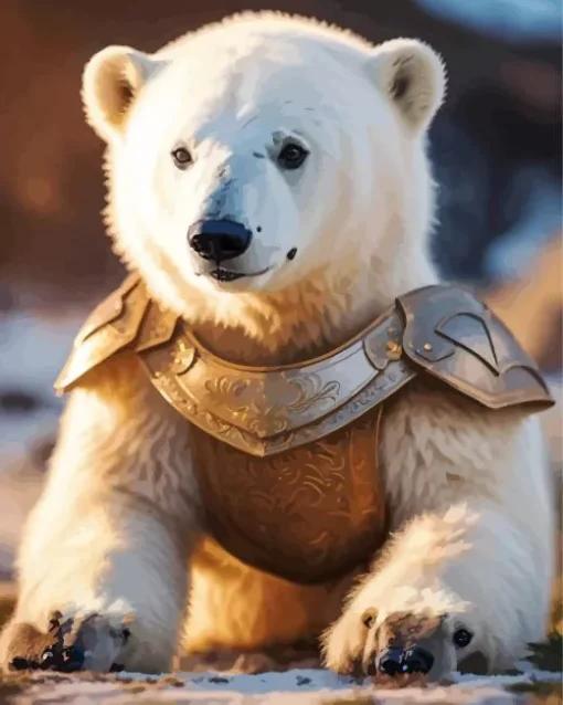 Steampunk Polar Bear Diamond Painting