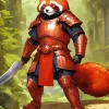 Steampunk Red Panda Diamond Painting