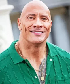 The Actor Dwayne Johnson Diamond Painting