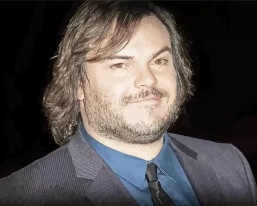 The Actor Jack Black Diamond Painting