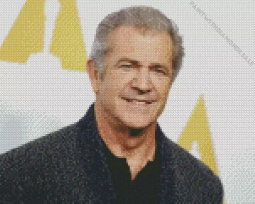 The Actor Mel Gibson Diamond Painting