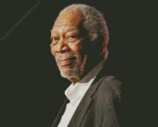 The Actor Morgan Freeman Diamond Painting