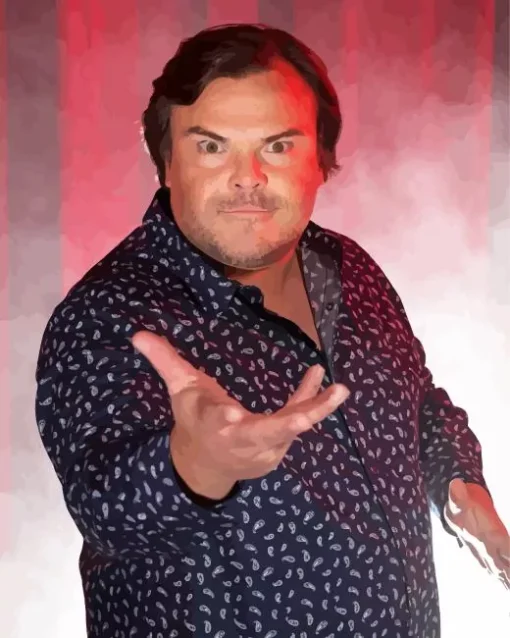 The Comedian Jack Black Diamond Painting