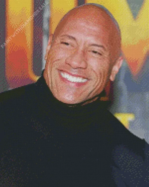 The Iconic Dwayne Johnson Diamond Painting