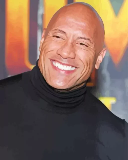 The Iconic Dwayne Johnson Diamond Painting