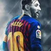 The Iconic Lionel Messi With Golden Globes Diamond Painting