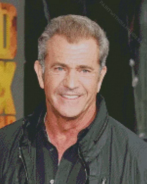 The Iconic Mel Gibson Diamond Painting