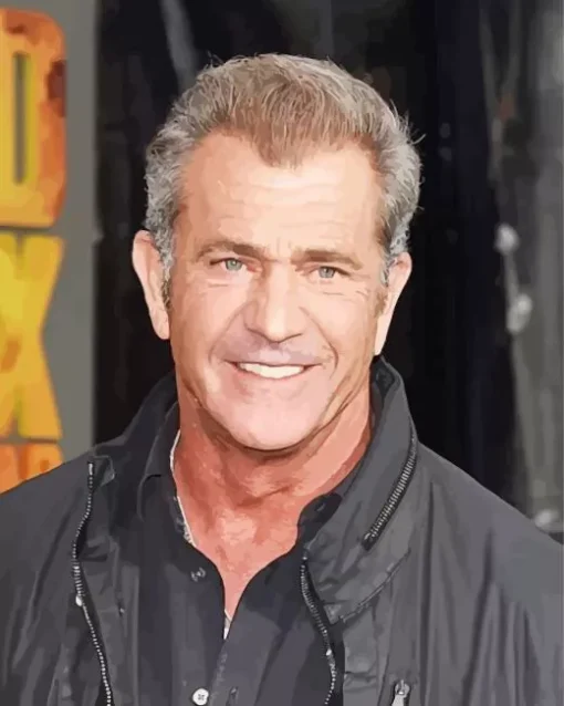 The Iconic Mel Gibson Diamond Painting