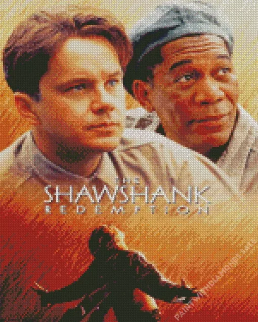 The Shawshank Redemption Morgan Freeman Diamond Painting