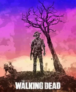 The Walking Dead Poster Art Diamond Painting