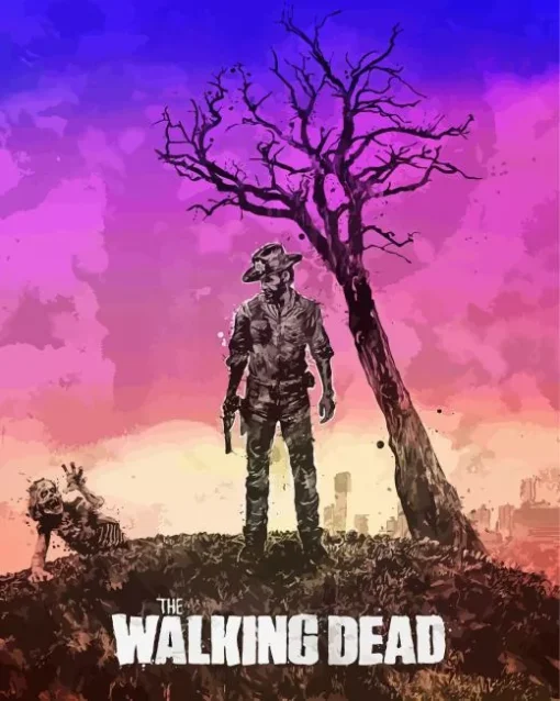 The Walking Dead Poster Art Diamond Painting