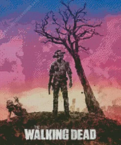 The Walking Dead Poster Art Diamond Painting