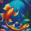 Two Koi Fish Diamond Painting