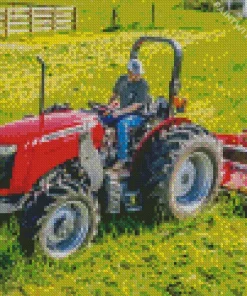 Utility Tractor Diamond Painting