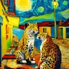 Van Gogh Jaguars Diamond Painting