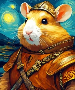 Viking Hamster Diamond Painting