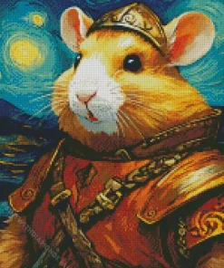 Viking Hamster Diamond Painting