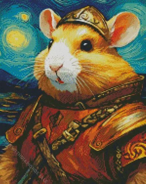 Viking Hamster Diamond Painting