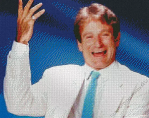 Vintage Robin Williams Diamond Painting