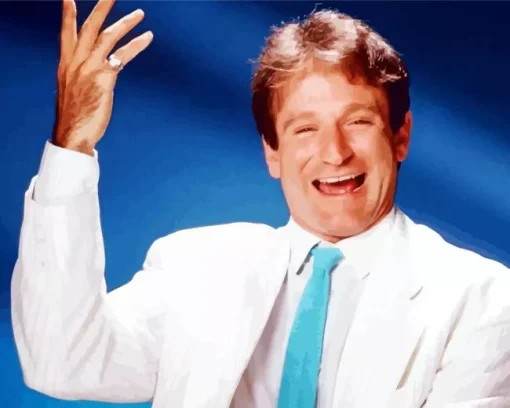 Vintage Robin Williams Diamond Painting