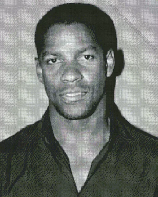 Young Denzel Washington Diamond Painting