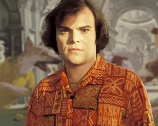 Young Jack Black Diamond Painting