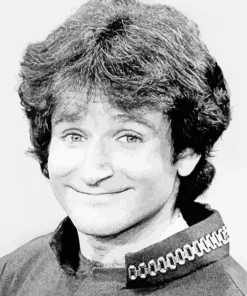 Young Robin Williams Diamond Painting