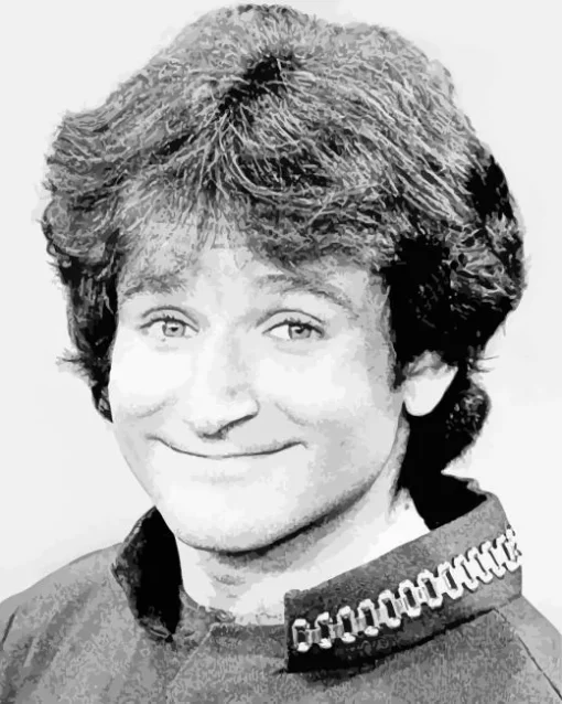 Young Robin Williams Diamond Painting