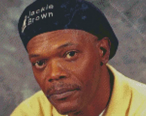 Young Samuel L Jackson Diamond Painting