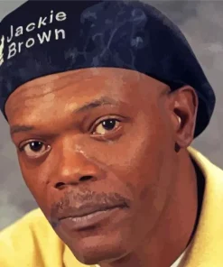 Young Samuel L Jackson Diamond Painting